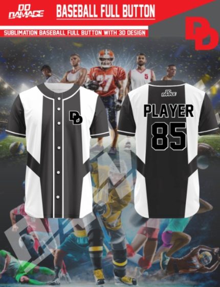 Baseball/Softball Full Button Jersey