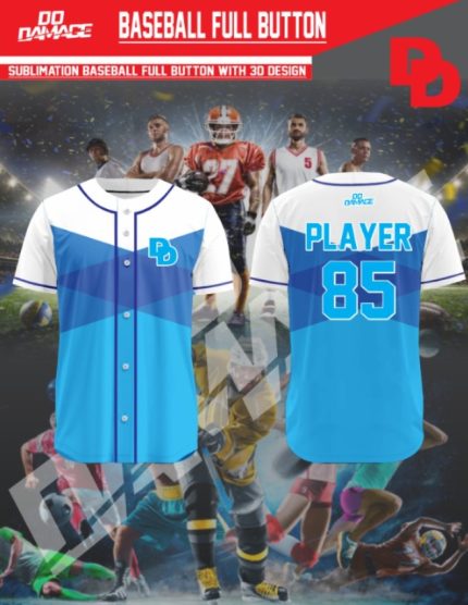 Baseball/Softball Full Button Jersey